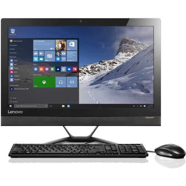 Lenovo ideacentre 300-22ISU All-in-One Desktop - Core i3 2.3GHz 4GB 500GB Shared Win10 21.5inch FHD Black