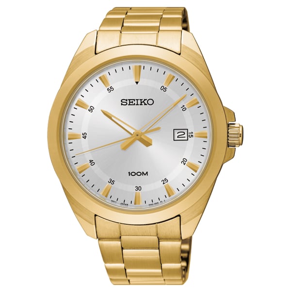 Buy Seiko Classic Gold Metal Analog Watch For Men SUR212P1 Online in UAE |  Sharaf DG