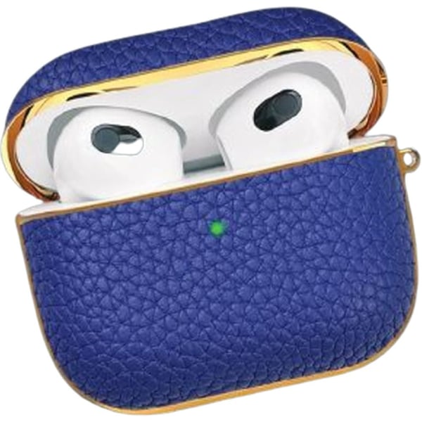 Hyphen Leather Case For AirPods Blue Hyphen Leather Case For AirPods Blue