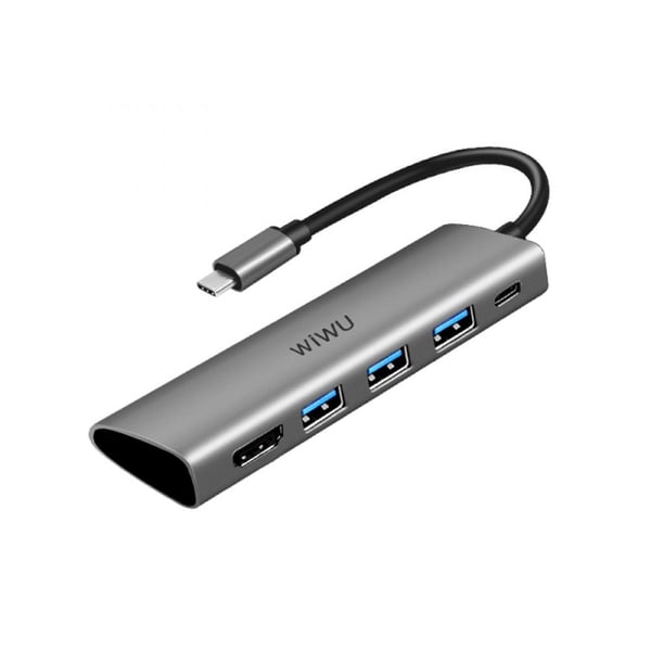 Wiwu A531HG Alpha 5 In 1 USB-C Hub Wiwu A531HG Alpha 5 In 1 USB-C Hub