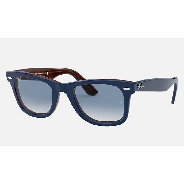 Buy Ray Ban Sunglasses Rb2140f 127873f Size 52 Frame Colour Polished Blue  With Lens Light Blue Unisex Online in UAE | Sharaf DG