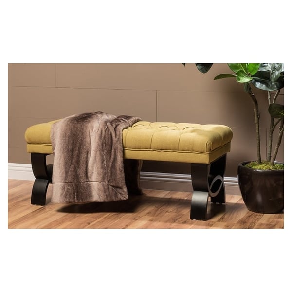 Colette Tufted Ottoman Beige
