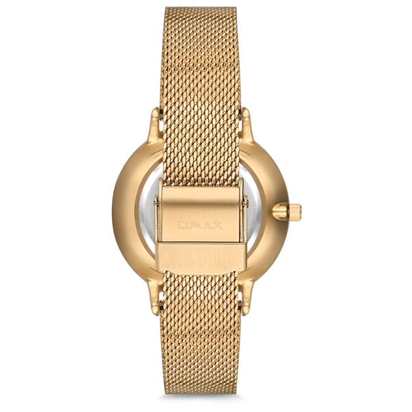 Omax Sparkle Collection Gold Mesh Analog Watch For Women SPM02G21I Omax Sparkle Collection Gold Mesh Analog Watch For Women SPM02G21I