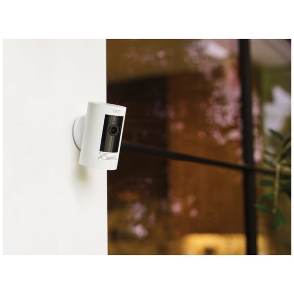 Ring Stick UP Battery Indoor/Outdoor Security Camera White Ring Stick UP Battery Indoor/Outdoor Security Camera White