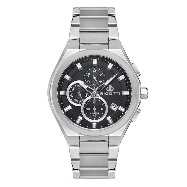 Bigotti Milano Mens Stainless Steel Strap Watch - Bg.1.10351-2 Bigotti Milano Mens Stainless Steel Strap Watch - Bg.1.10351-2