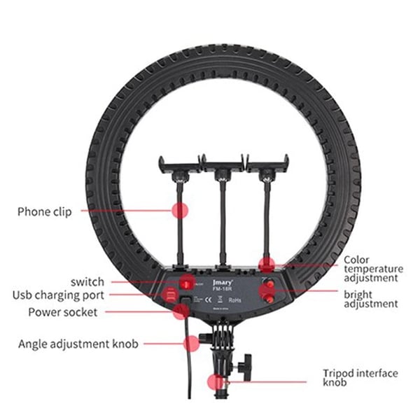 18 inch ring light hot sale