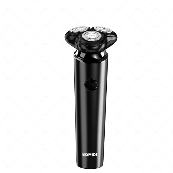 Bomidi M7 Electric Shaver Triple Floating Blades Wet & Dry Low Noise Shaver IPX7 Waterproof Facial Beard Trimmer - Black Bomidi M7 Electric Shaver Triple Floating Blades Wet & Dry Low Noise Shaver IPX7 Waterproof Facial Beard Trimmer - Black