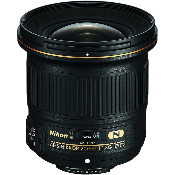 Nikon - Af-s Nikkor 20 Mm F/1.8g Ed Af-s Nikkor 20mm F/1.8g Ed Slr Lens For Cameras Nikon - Af-s Nikkor 20 Mm F/1.8g Ed Af-s Nikkor 20mm F/1.8g Ed Slr Lens For Cameras