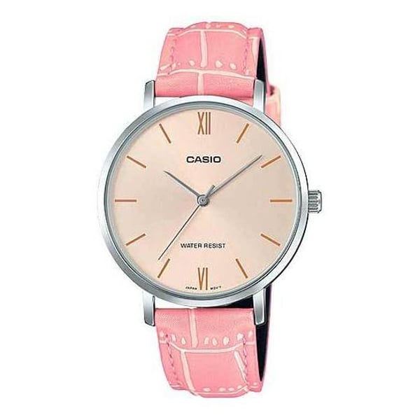 Casio LTP-VT01L-4BUDF Enticer Analog Leather Watch For Women