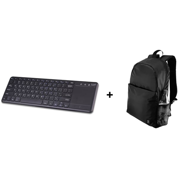 Xcell KB500M Wireless Keyboard + BG200BP Laptop Back Pack 15.6inch