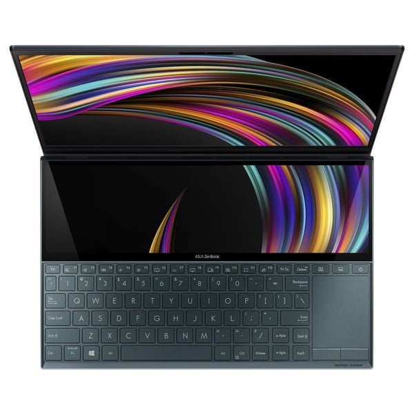 Asus ZenBook Duo UX481FL-BM021TS Laptop - Core i7 1.8GHz 16GB 1TB 2GB Win10 14inch FHD Celestial Blue Asus ZenBook Duo UX481FL-BM021TS Laptop - Core i7 1.8GHz 16GB 1TB 2GB Win10 14inch FHD Celestial Blue