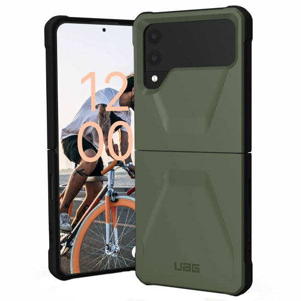 Urban Armor Gear Civilian Series Case Olive Galaxy Z Flip 4 Urban Armor Gear Civilian Series Case Olive Galaxy Z Flip 4