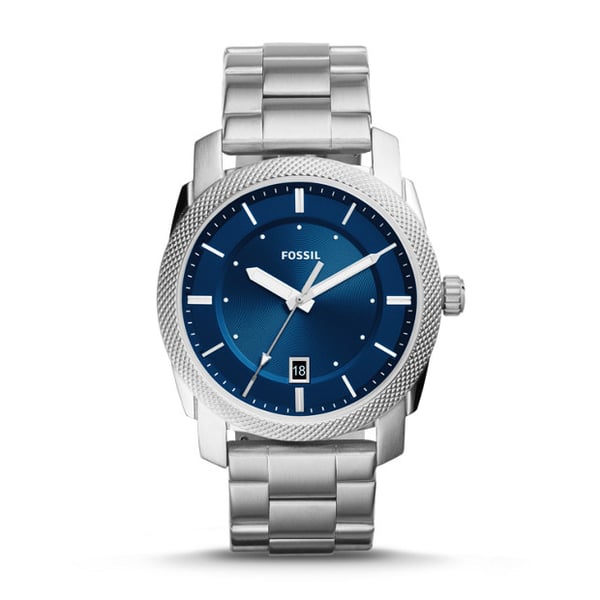 Fossil FS5340 Machine Three-Hand Date Stainless Steel Watch