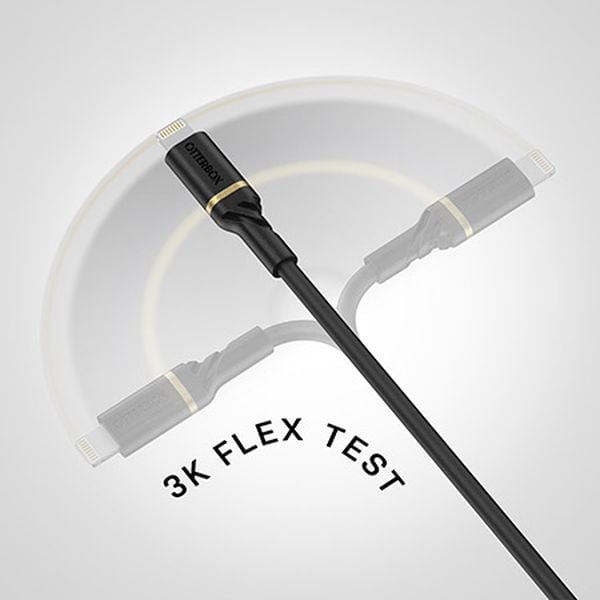 Otterbox Lightning To USB Type-C Cable 1m Black Otterbox Lightning To USB Type-C Cable 1m Black