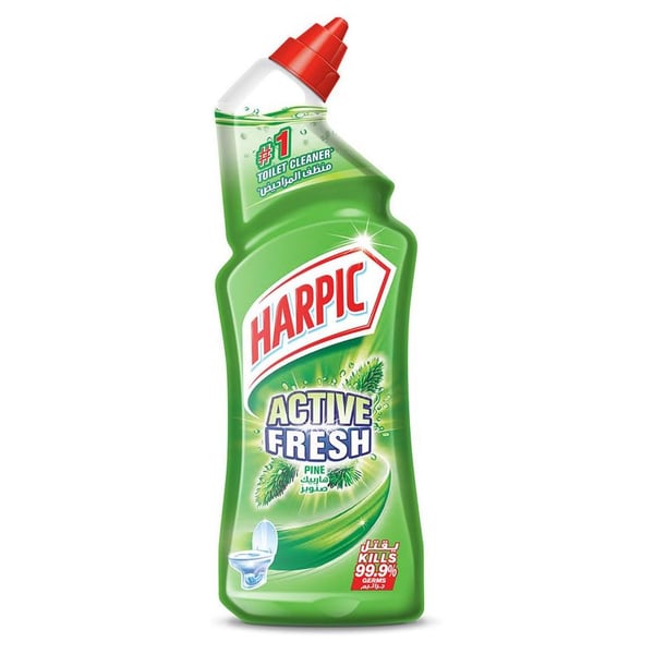 Harpic Toilet Cleaner Liquid Active Fresh Pine 750ml Harpic Toilet Cleaner Liquid Active Fresh Pine 750ml