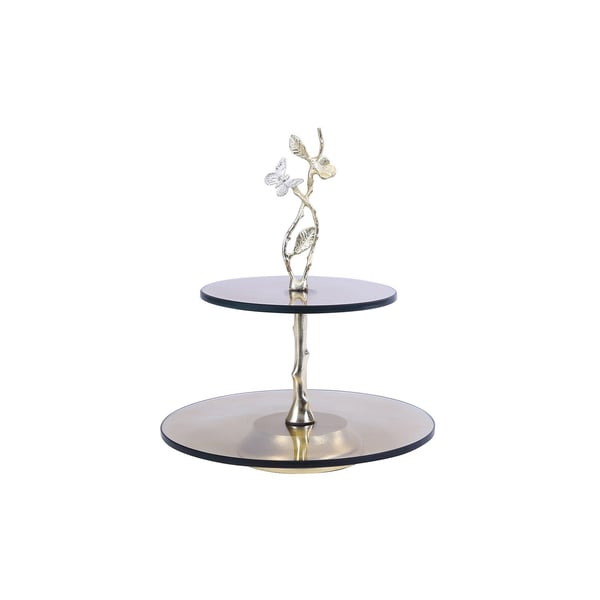 Pan Emirates Maliya 2Tier Cake Stand Gold