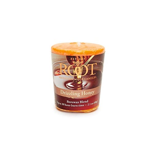 Root Candles 20-Hour Scented Beeswax Blend Votive Candles, 18-Count, Drizzling Honey Root Candles 20-Hour Scented Beeswax Blend Votive Candles, 18-Count, Drizzling Honey