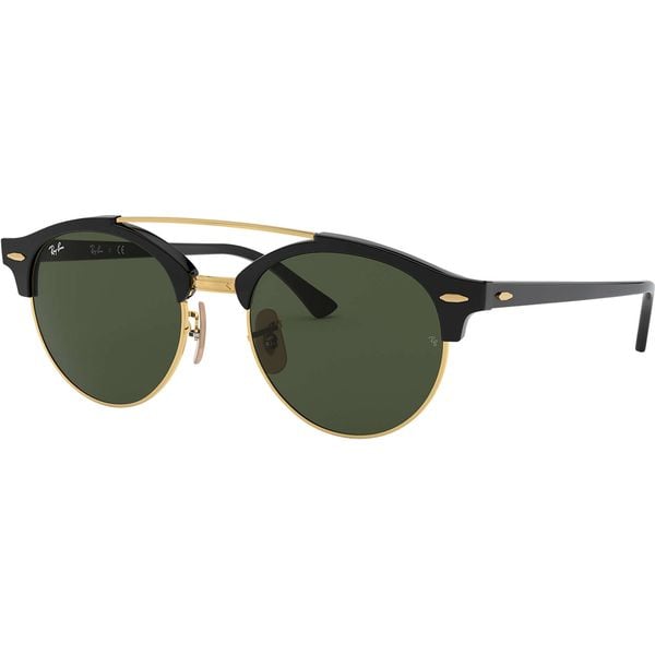 RayBan Clubround Double Bridge Sunglasses For Men RB4346-901