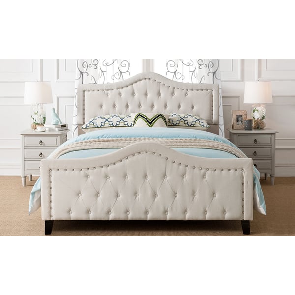 Buy Livi Upholstered Bed Frame and Headboard Set King Bed Frame and