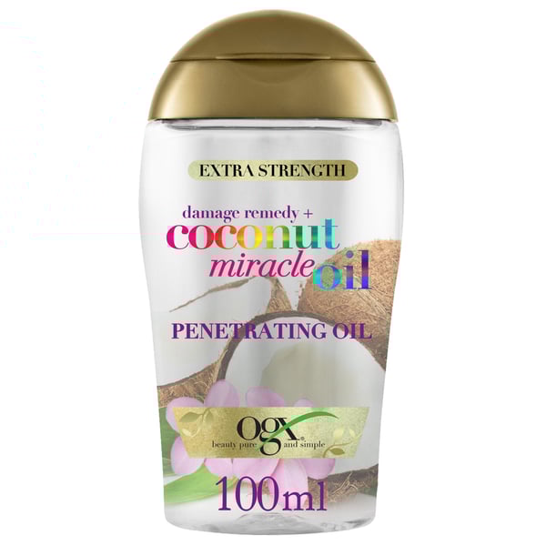 OGX Hair Oil Damage Remedy + Coconut Miracle Oil Penetrating Oil 100ml OGX Hair Oil Damage Remedy + Coconut Miracle Oil Penetrating Oil 100ml