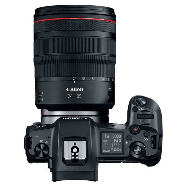 Canon EOS R Mirrorless Digital Camera Black With RF 24-105mm f/4L IS USM Lens Canon EOS R Mirrorless Digital Camera Black With RF 24-105mm f/4L IS USM Lens