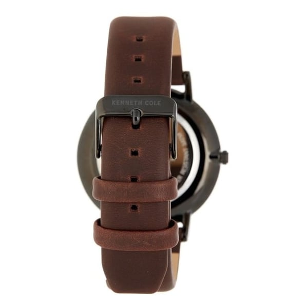 Kenneth Cole Classic Brown Leather Watch Men Kenneth Cole Classic Brown Leather Watch Men