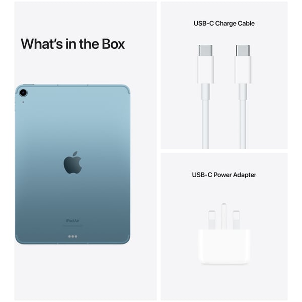 Apple iPad Air (2022) WiFi+Cellular 64GB 10.9inch Blue - Middle East Version Apple iPad Air (2022) WiFi+Cellular 64GB 10.9inch Blue - Middle East Version