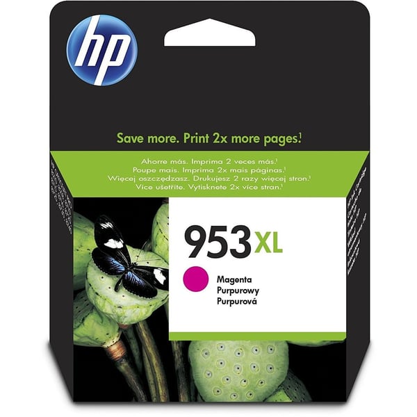 HP 953XL F6U17AE High Yield Magenta Original Ink Cartridge HP 953XL F6U17AE High Yield Magenta Original Ink Cartridge