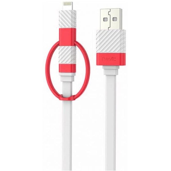 Havit USB To Lightning Micro USB Cable 1m White Havit USB To Lightning Micro USB Cable 1m White