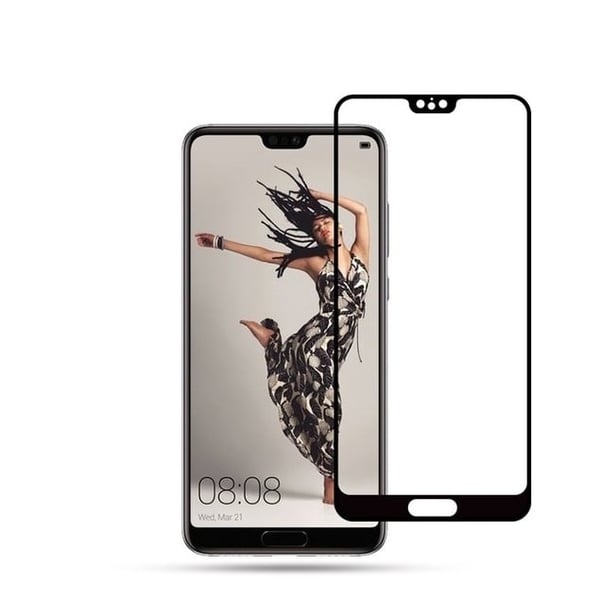 Smart Premium Tempered Glass Black For Huawei P20 Lite/Nova 3E