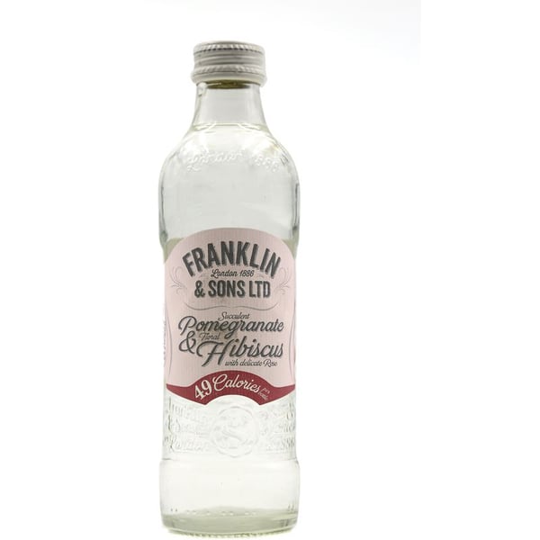 Franklin & Sons Pomogrenate Hibiscus Soda 6x200ml