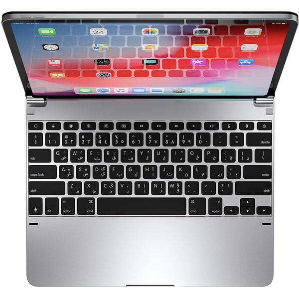 Brydge BRY6021A Aluminium Bluetooth Keyboard for iPad Pro 12.9-inch Silver - Arabic/English Keyboard Brydge BRY6021A Aluminium Bluetooth Keyboard for iPad Pro 12.9-inch Silver - Arabic/English Keyboard