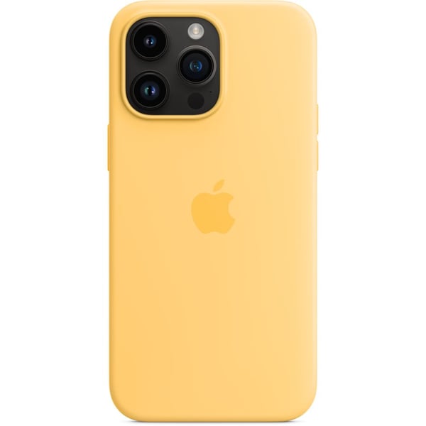 Apple iPhone 14 Pro Max Silicone Case Sunglow with MagSafe Apple iPhone 14 Pro Max Silicone Case Sunglow with MagSafe