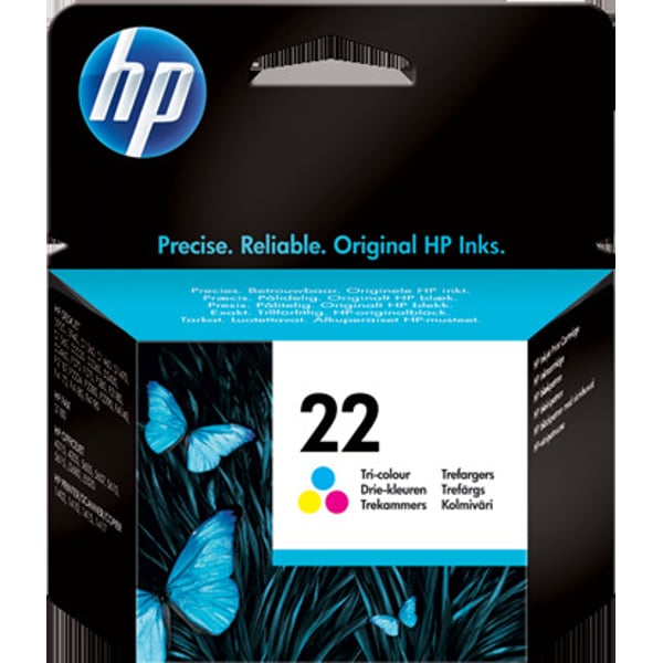 HP 22 C9352AE Ink Cartridge Tricolor MTR