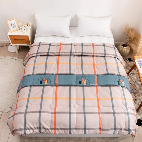 Buy RISHAHOME Single Size Comforter (150×200 cm) Smalt Blue 1502001SBL