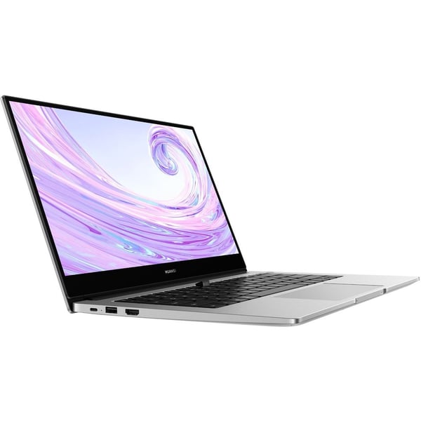 Huawei Matebook D14 NobelD-WFE9A Laptop - Core i7 2.80GHz 16GB 512GB Shared Win11Home 14inch FHD Mystic Silver English/Arabic Keyboard
