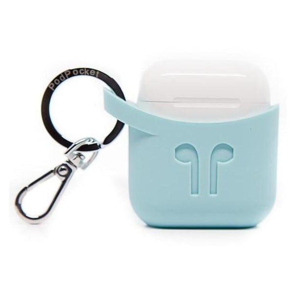 Podpocket Silicone Case Light Blue For Apple Airpod