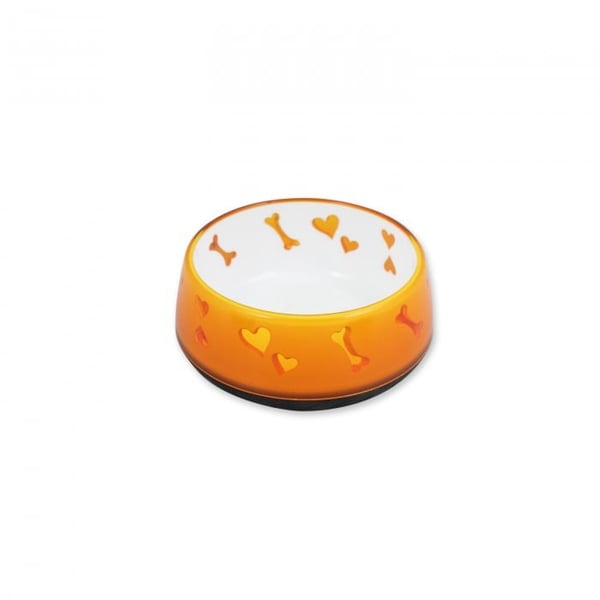 afp Dog Love Bowl Orange Small All For Paws Pet Dish