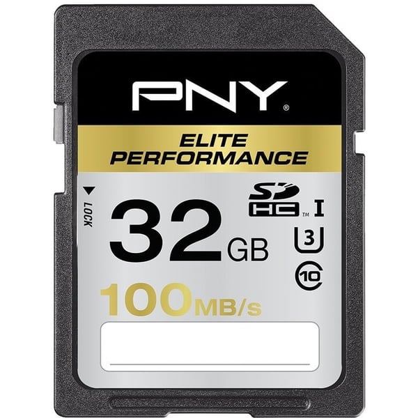 PNY SD32G10ELIPEREF Elite Performance 100MB/s SD Card 32GB