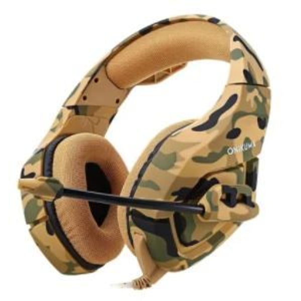 Onikuma K1-b Over-ear Gaming Headphones With Mic For Ps4/ps5/xone/xseries/nswitch/pc Camouflage