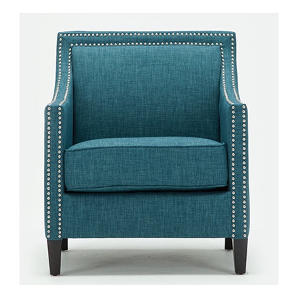 Tanner Teal Accent Chair Blue
