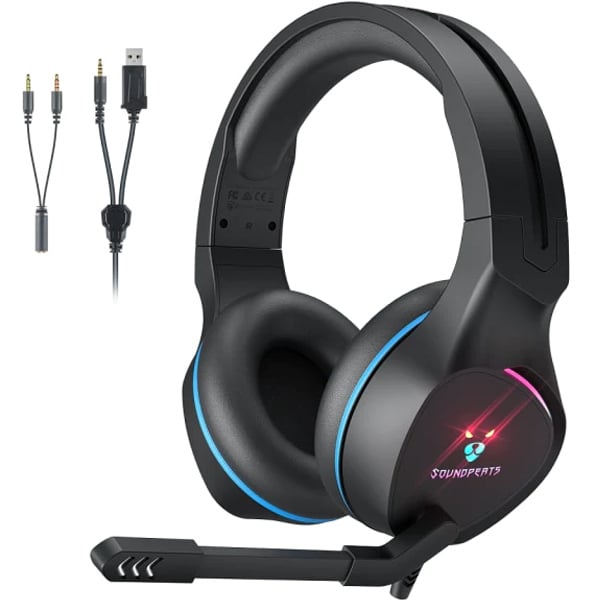 Buy Sound Peats G1 Wired Over Ear Gaming Headphone Black Online in UAE ...