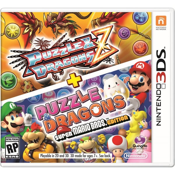Nintendo 3DS Puzzle & Dragons Z + Puzzle Dragons Super Mario Edition Game Nintendo 3DS Puzzle & Dragons Z + Puzzle Dragons Super Mario Edition Game