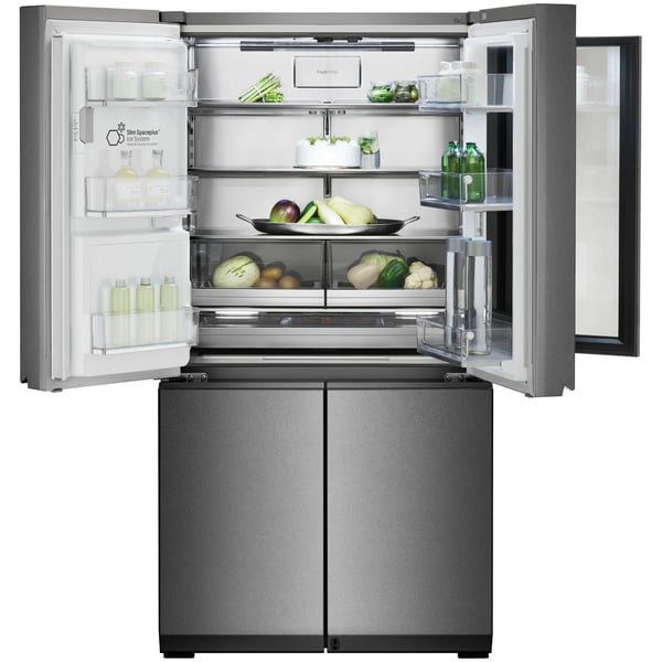 LG Refrigerator SIGNATURE InstaView Door-in-Door 950 Litres. Auto Open Door with Water Dispenser GRX33FGNGL LG Refrigerator SIGNATURE InstaView Door-in-Door 950 Litres. Auto Open Door with Water Dispenser GRX33FGNGL