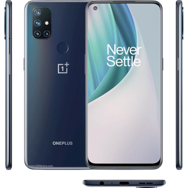 Buy Oneplus Nord N10 6gb 128gb Midnight Ice 5g Dual Sim Smartphone Online In Uae Sharaf Dg