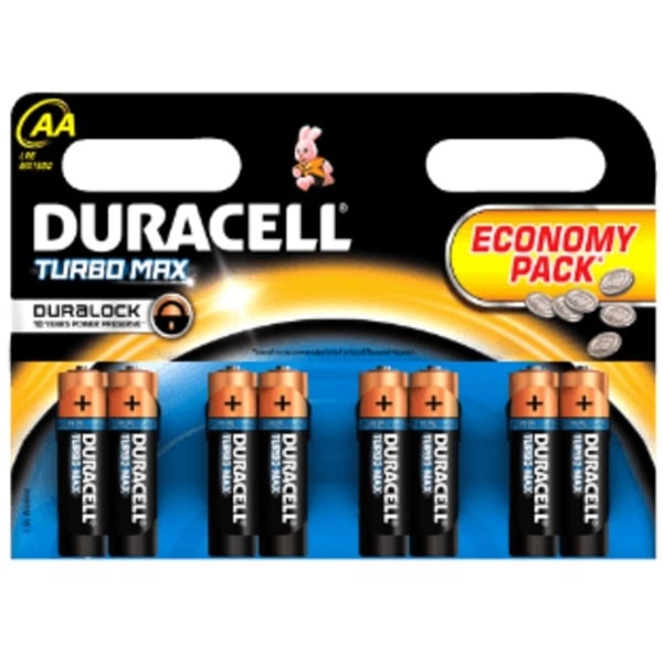 Duracell 32001 Turbo Max Battery AA 8pcs Duracell 32001 Turbo Max Battery AA 8pcs
