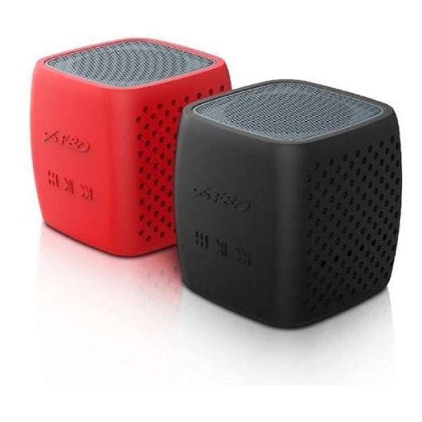 F&D Portable Bluetooth Speaker Black/Red W4