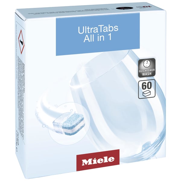 Miele Dishwasher UltraTabs All in 1, 60 tabs Miele Dishwasher UltraTabs All in 1, 60 tabs