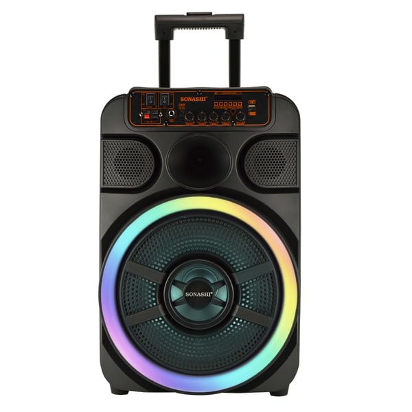 Sonashi 12-Inch Rechargeable Bluetooth Trolley Speaker SPS-8012RT Sonashi 12-Inch Rechargeable Bluetooth Trolley Speaker SPS-8012RT