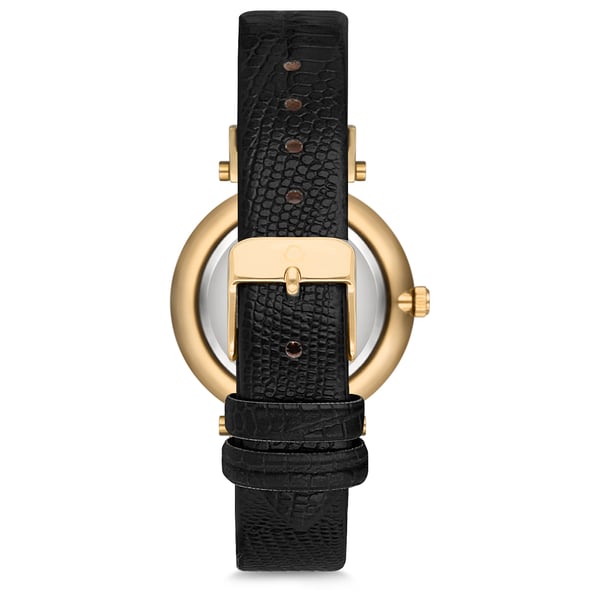 Omax Sunset Series Black Leather Analog Watch For Women SU003G22I Omax Sunset Series Black Leather Analog Watch For Women SU003G22I